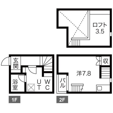 LE COCON豊田B棟の物件間取画像